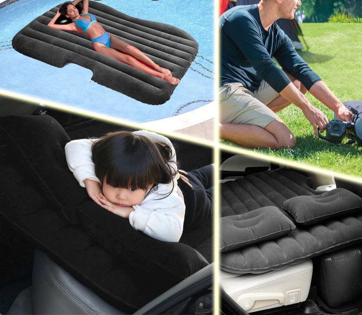 Colchão Inflável para Carro – H HANUMANT ENTERPRISE (Preto)