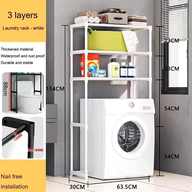 🌀 Rack para Máquina de Lavar - Aproveite Todo o Espaço! 🌀