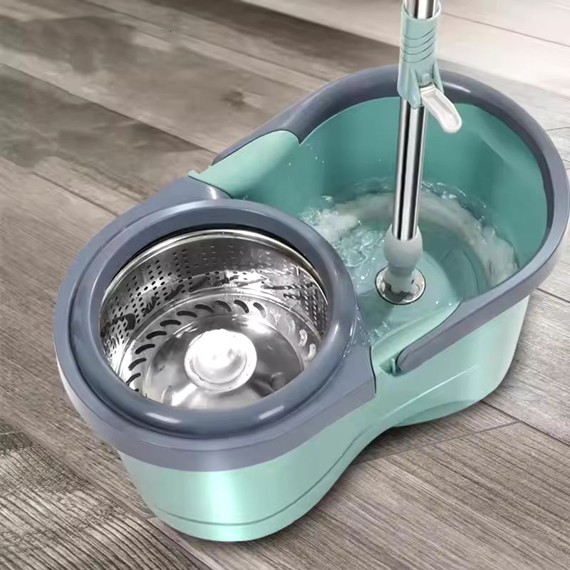 MOP giratório automático com balde