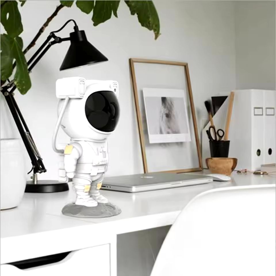 Astronauta LED Galaxy Projetor