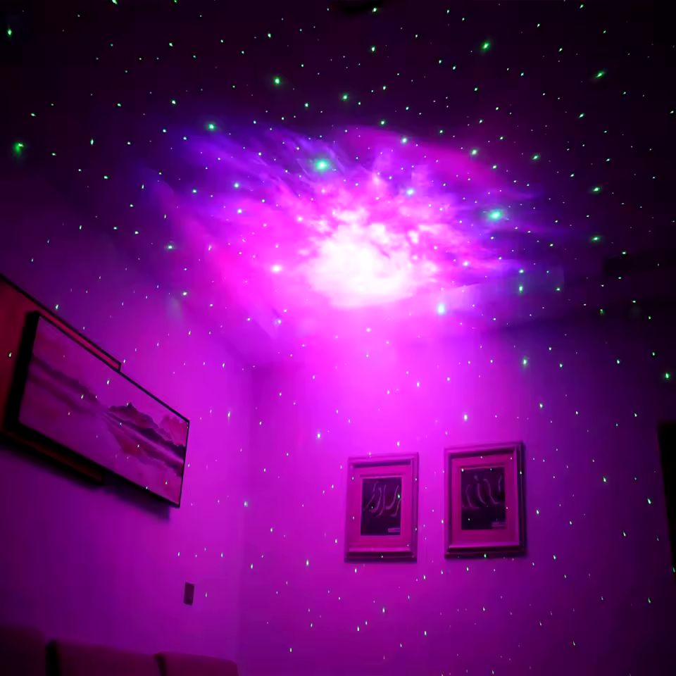 Astronauta LED Galaxy Projetor