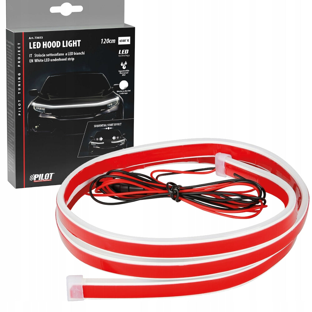 Fita LED DRL Flexível para Carro – Estilo Moderno e Máxima Visibilidade