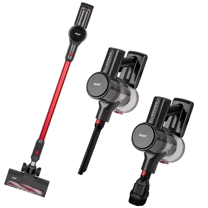 Aspiradora Vertical 3 em 1 RAF Sem Fio – Portátil, Leve e Recarregável