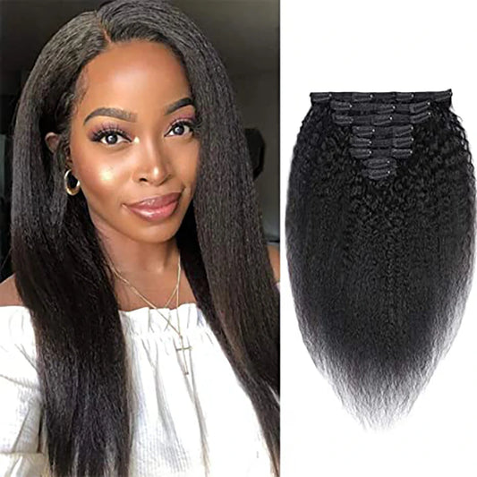 ✨ Extensão de Cabelo Humano Liso 16’’ – Transforme o Seu Visual em Segundos!